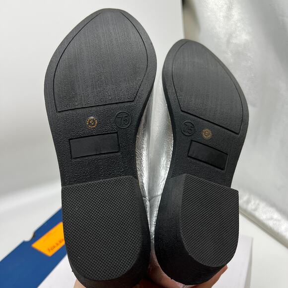 Arizona Jean Co Womens Western Heel Booties Maybrook Silver Boots Size 7.5M - Picture 7 of 11